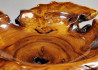 Handcrafted Wooden Bowl Russian Olive Burl Wood